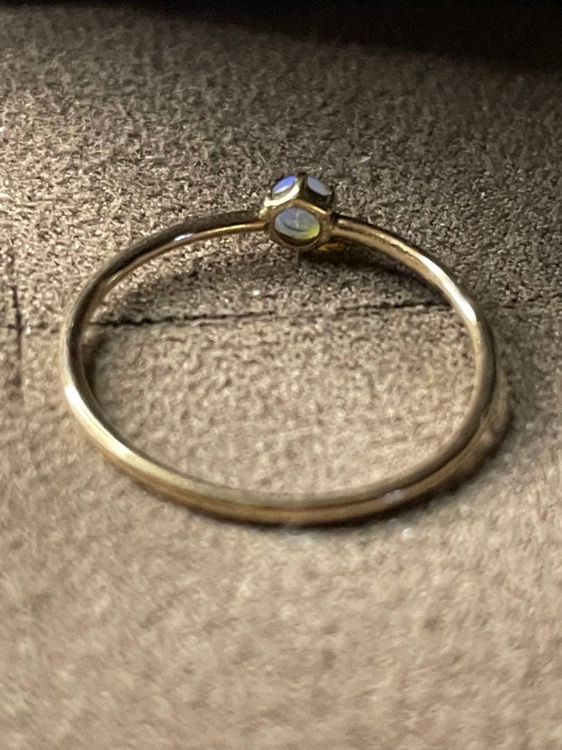 agete K10 オパール リング 9号