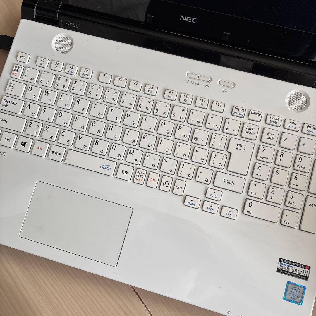 NEC ノートPC ホワイト