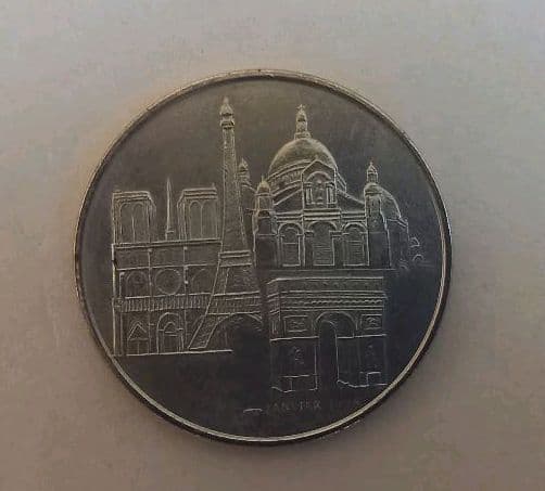 【稀少品】1998年発行　パリ造幣局・トーマスクック発行　1ユーロ記念