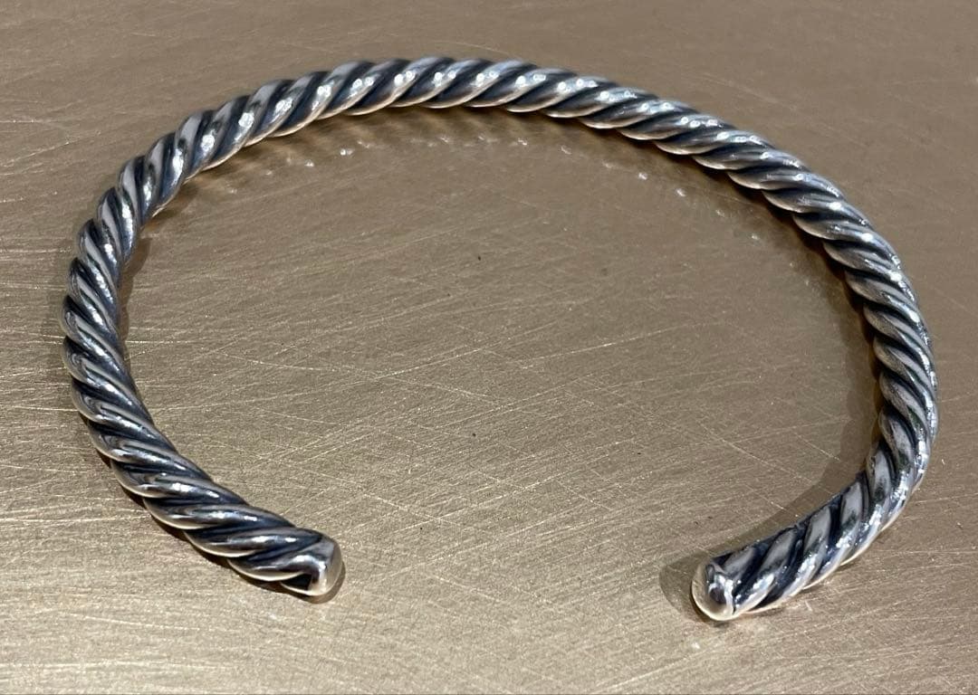 RUDE GALLERY TWIST BANGLE SILVER925 新品箱付