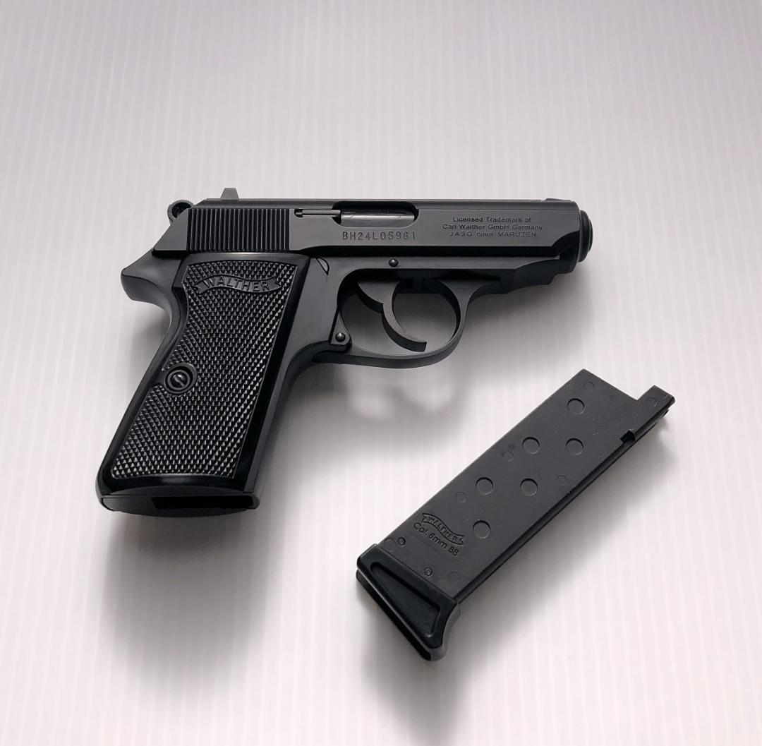 【未使用に近い】マルゼン　ワルサーPPK/sガスブローバック　動作確認済み