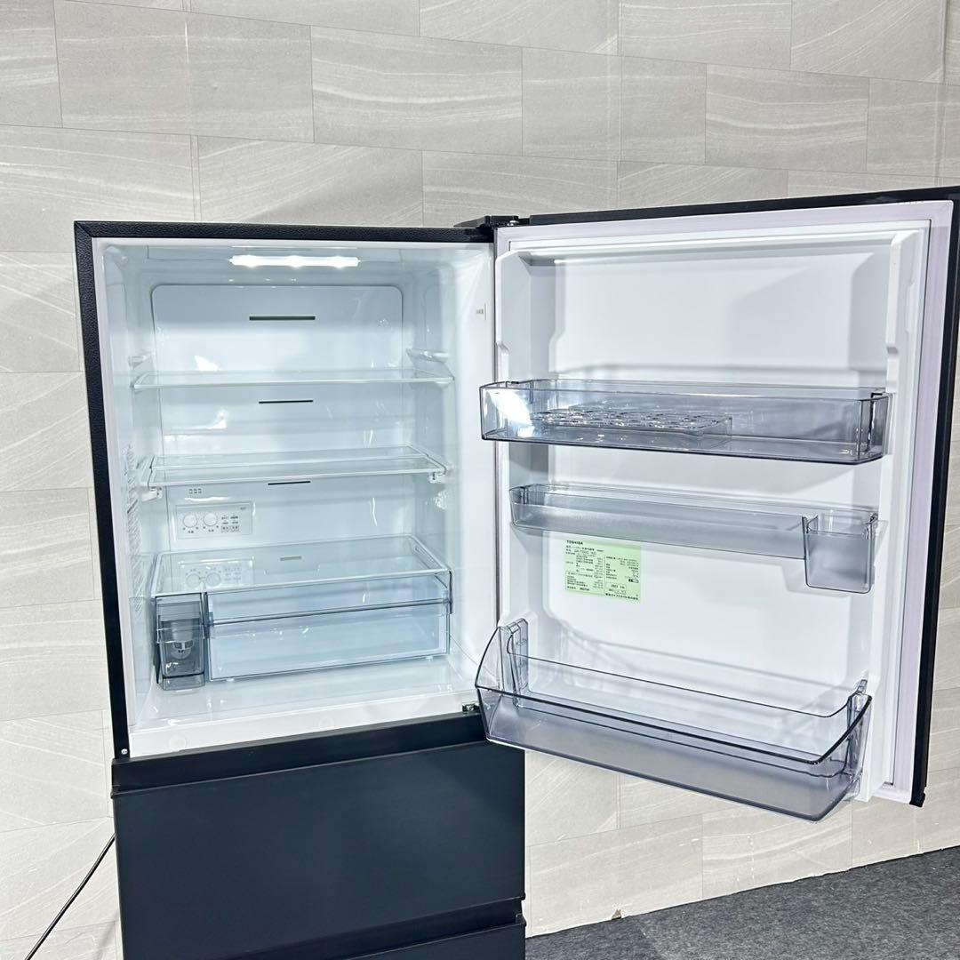 TOSHIBA 冷蔵庫 326L 中型冷蔵庫 清掃済み 2022年 d5246