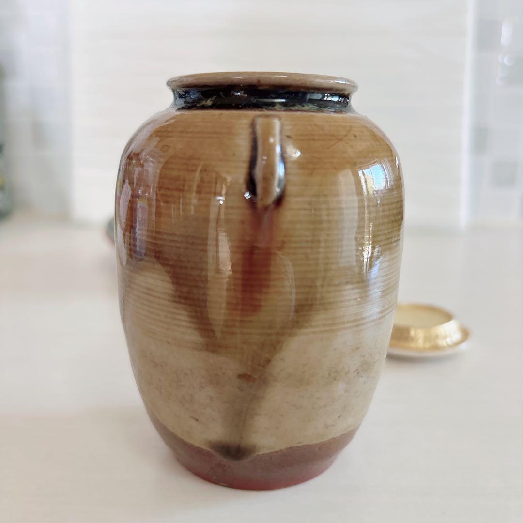 茶道具　高取茶入　味楽作　鵬雲斎書付