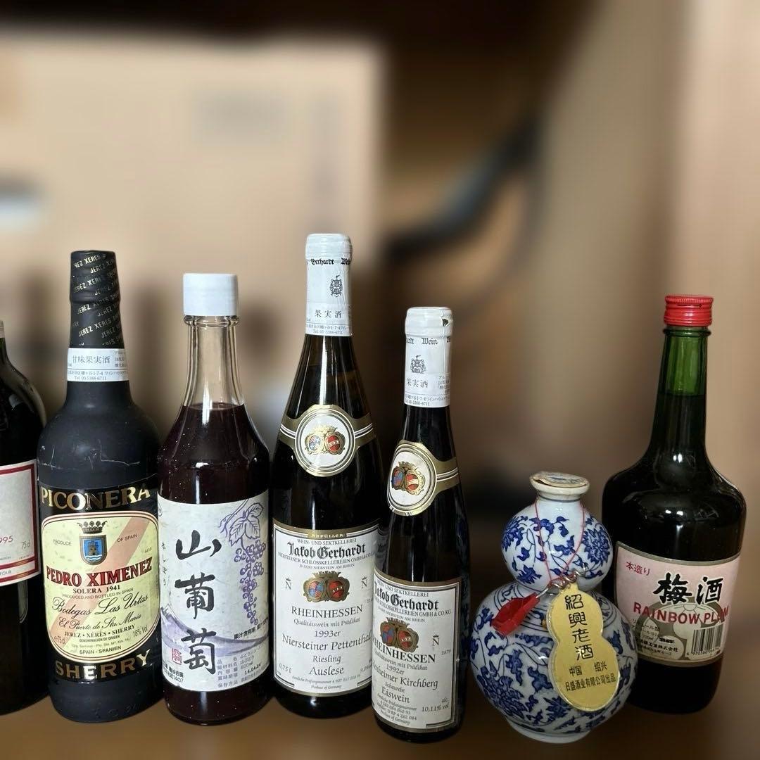 25本セット　果実酒　紹興酒　ワイン　シャンパン 等　古酒　30年以上