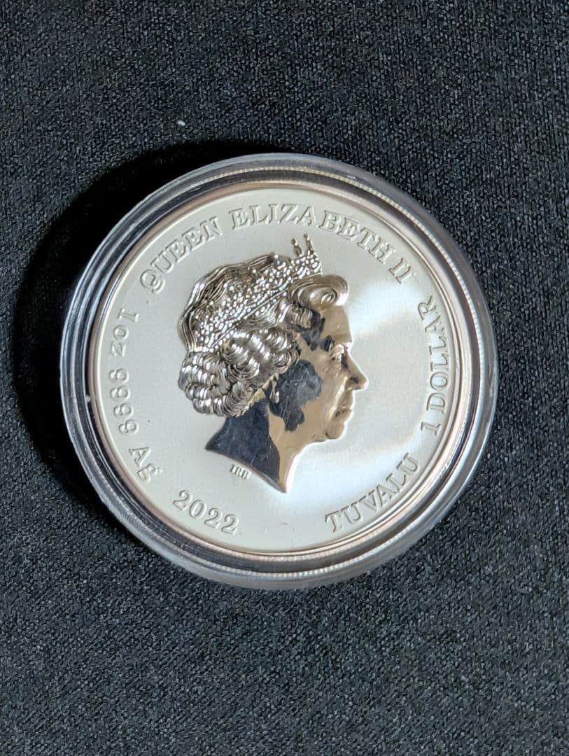 ツバル 1ドル銀貨 2022年 1オンス チュン・リー ストリートファイター