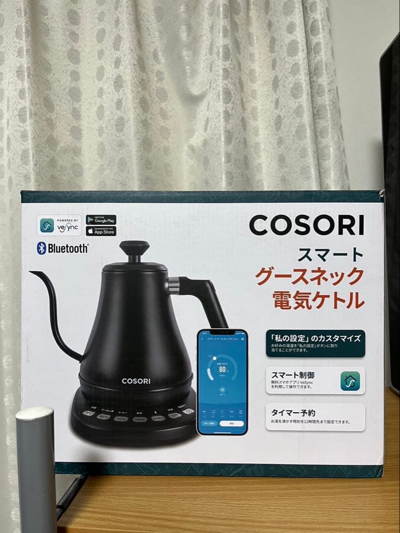 COSORI スマートグースネック電気ケトル C108-NK