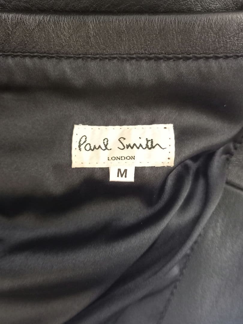 Paul Smith　ポールスミス　シングル　レザージャケット　革ジャン