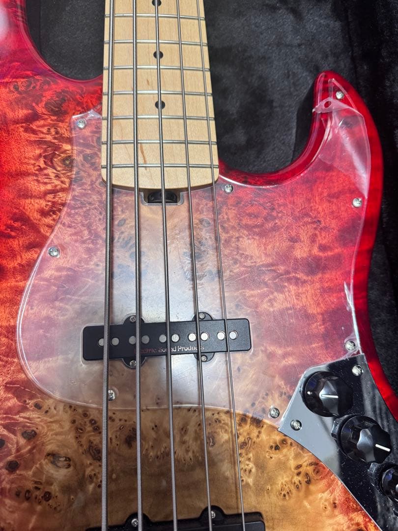 ベース ESP AMAZE CTM SL5 Poplar Burl 5st