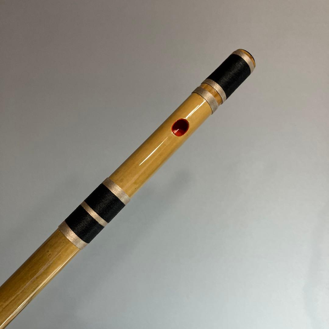 【篠笛一本調子 F管】CMR1-27 唄物　ドレミ調　天地糸巻 　西洋音階 竹笛