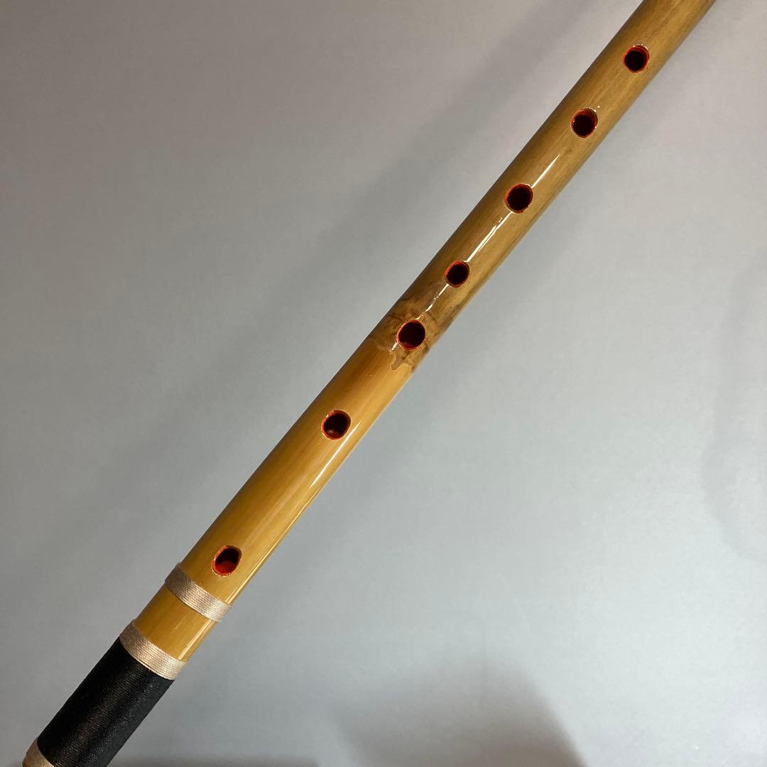 【篠笛一本調子 F管】CMR1-27 唄物　ドレミ調　天地糸巻 　西洋音階 竹笛