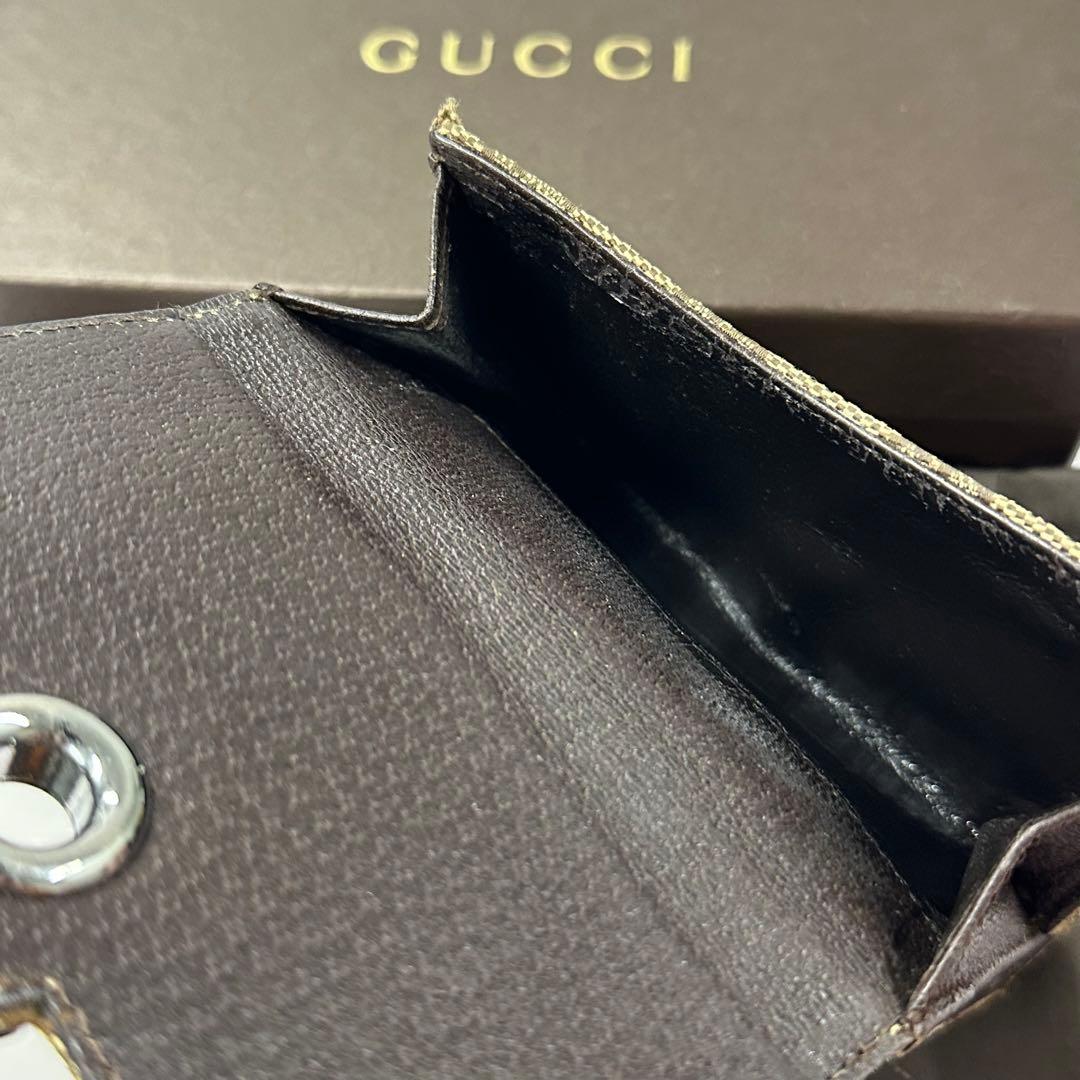 新品同様‼️ グッチ　GUCCI 財布　二つ折り　折り財布 GGキャンバス