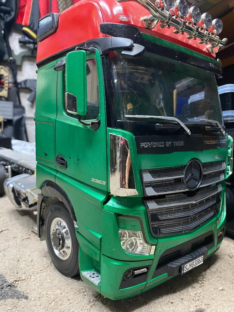 タミヤ 1/14　ベンツ・アクトロス3363 MFC03付フルオペ