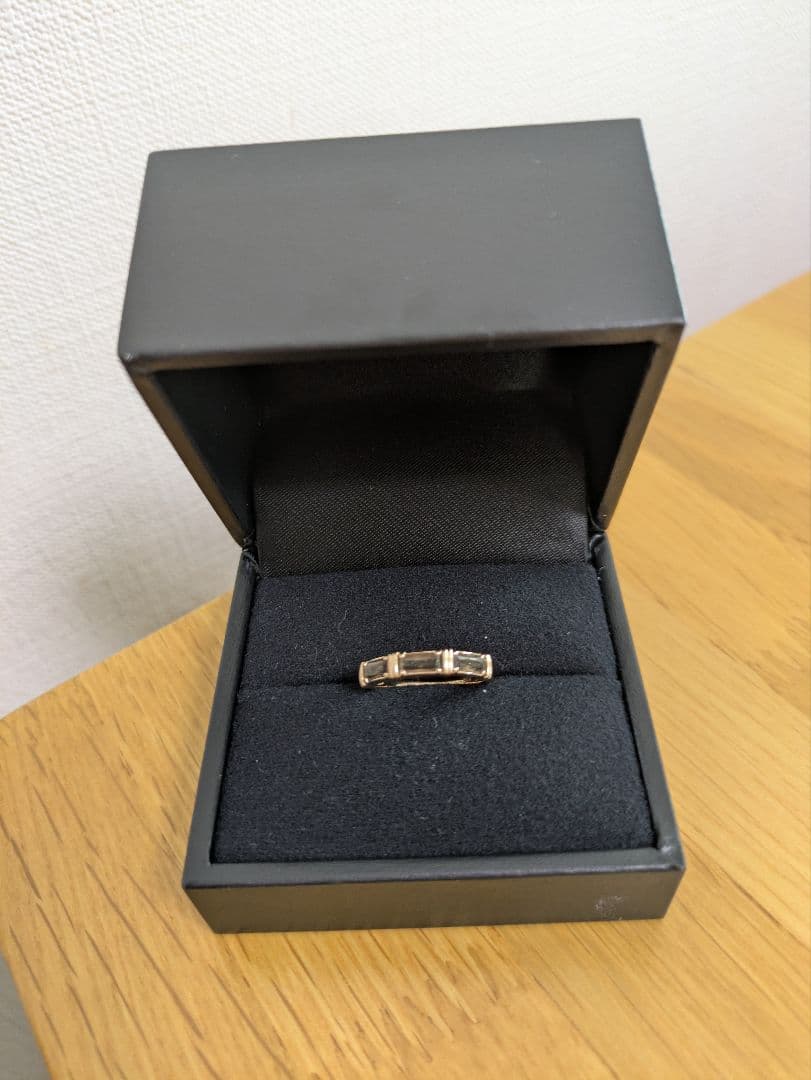 K18 PG スモーキークォーツ　9号リング　ヴァンドーム青山