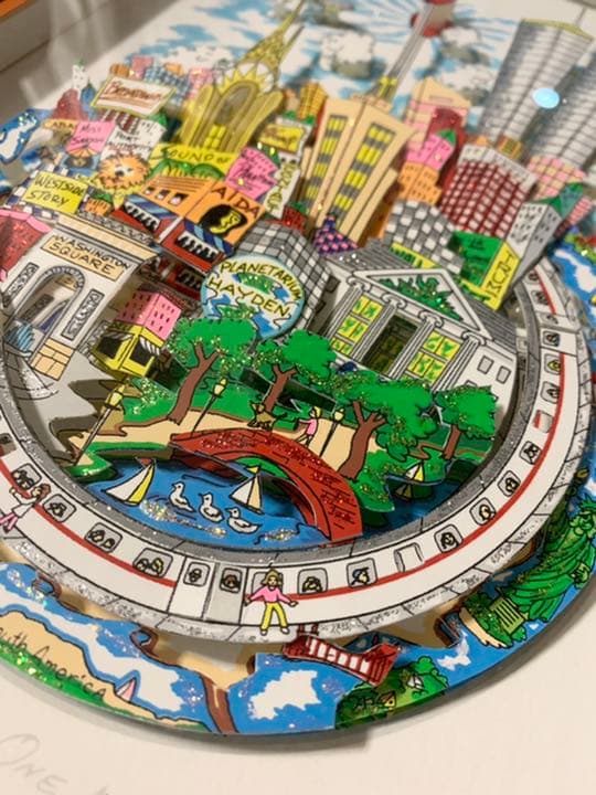 3Dアート巨匠 チャールズファジーノ ONE WORLD,ONE NYC