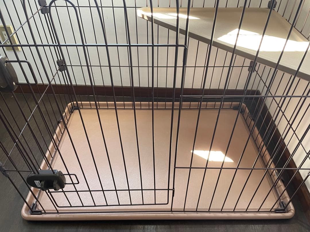 コーナンオリジナル/猫用ケージ　キャットケージ　2段　チョコブラウン