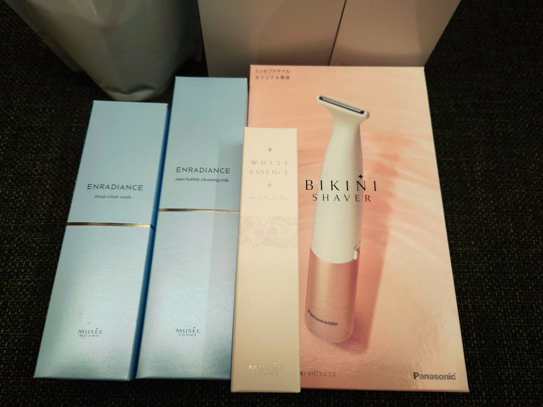 ミュゼ　コスメ　7点　セット　ディープクリアウォッシュ　シェーバー　クレンジング