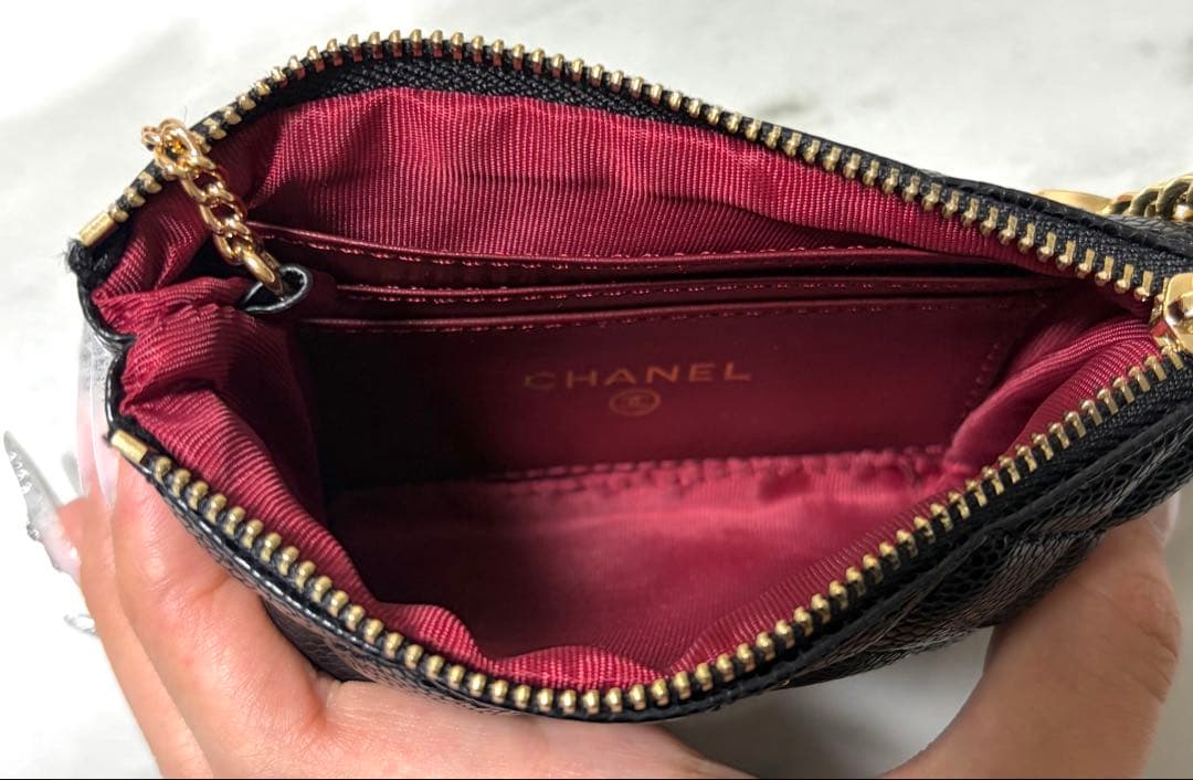 CHANEL ケース・カードケース キーリング　付き