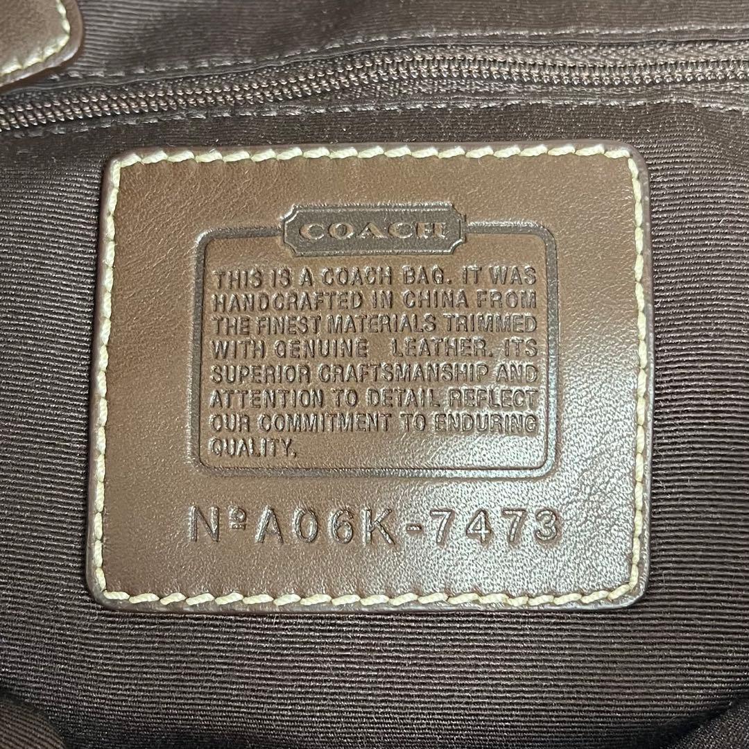 【希少】COACH キャンバス×レザー ワンショルダーバッグ レガシー