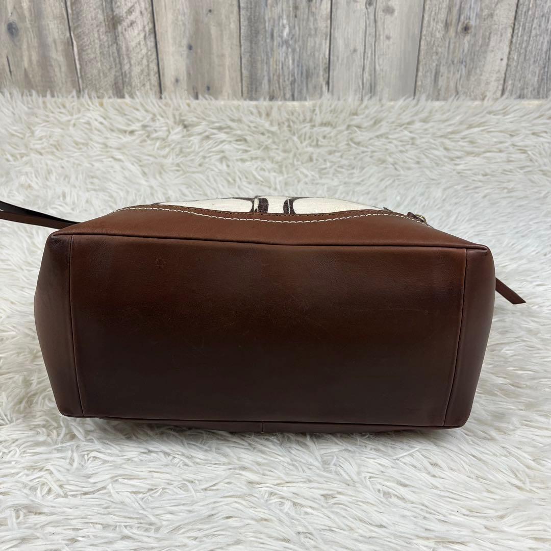 【希少】COACH キャンバス×レザー ワンショルダーバッグ レガシー