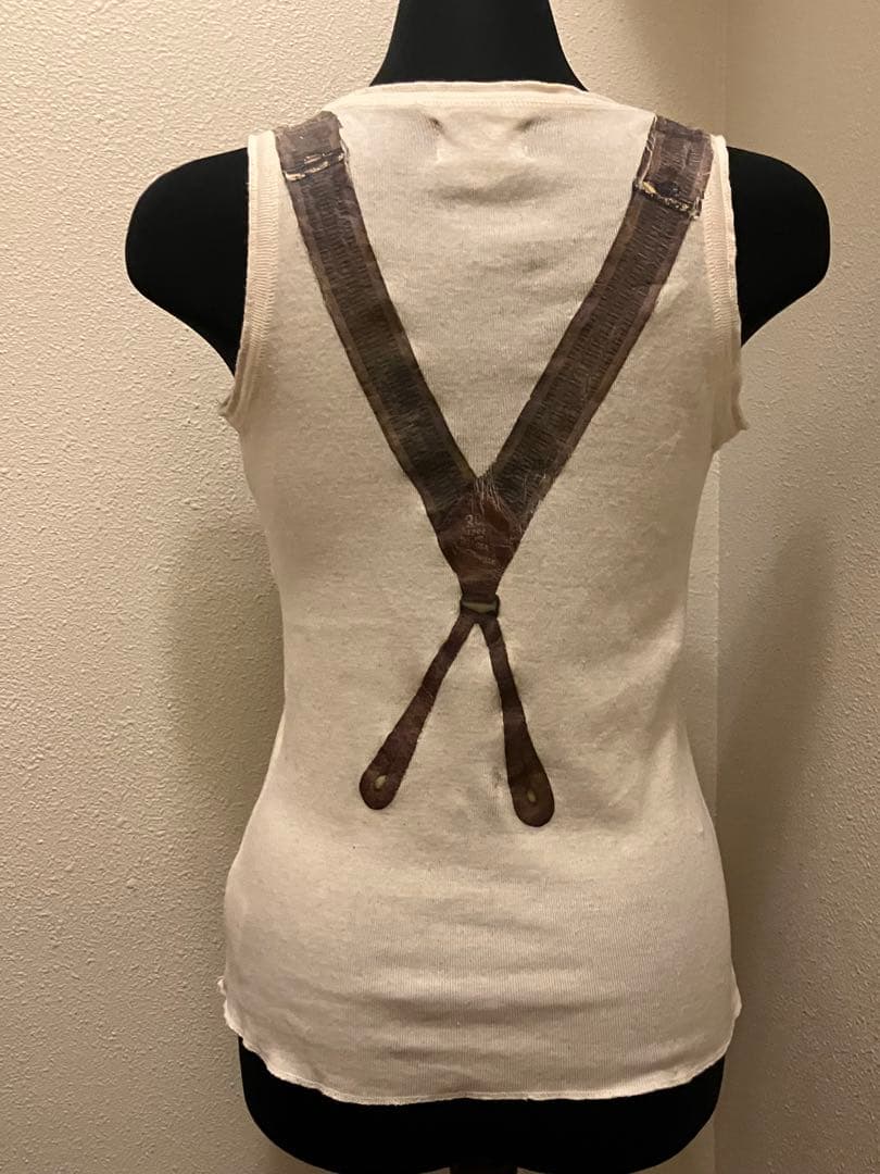 美品値下げ☆シェアスピリット☆サスペンダー デザインベージュタンクトップ