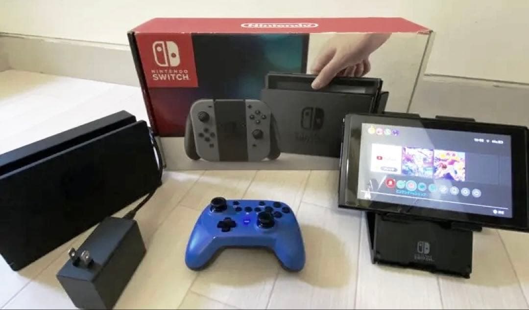 Nintendo Switch 本体 ブルー コントローラー付き