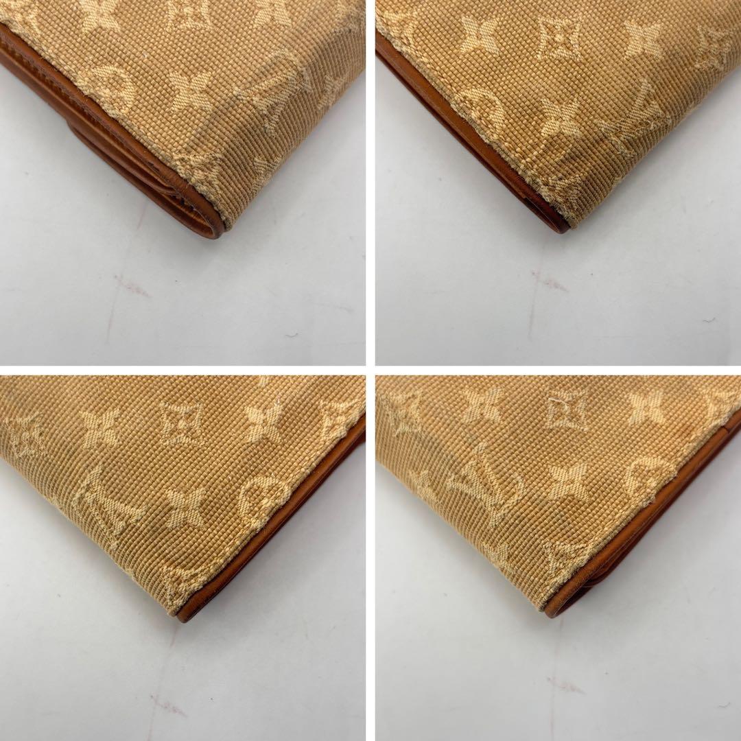 ルイヴィトン M92441 モノグラムミニ ポルトビエカルト クレディ ベージュ