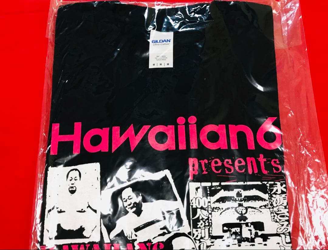 新品 HAWAIIAN6『千両役者night』ＴシャツM 横山 健 ハワイアン６