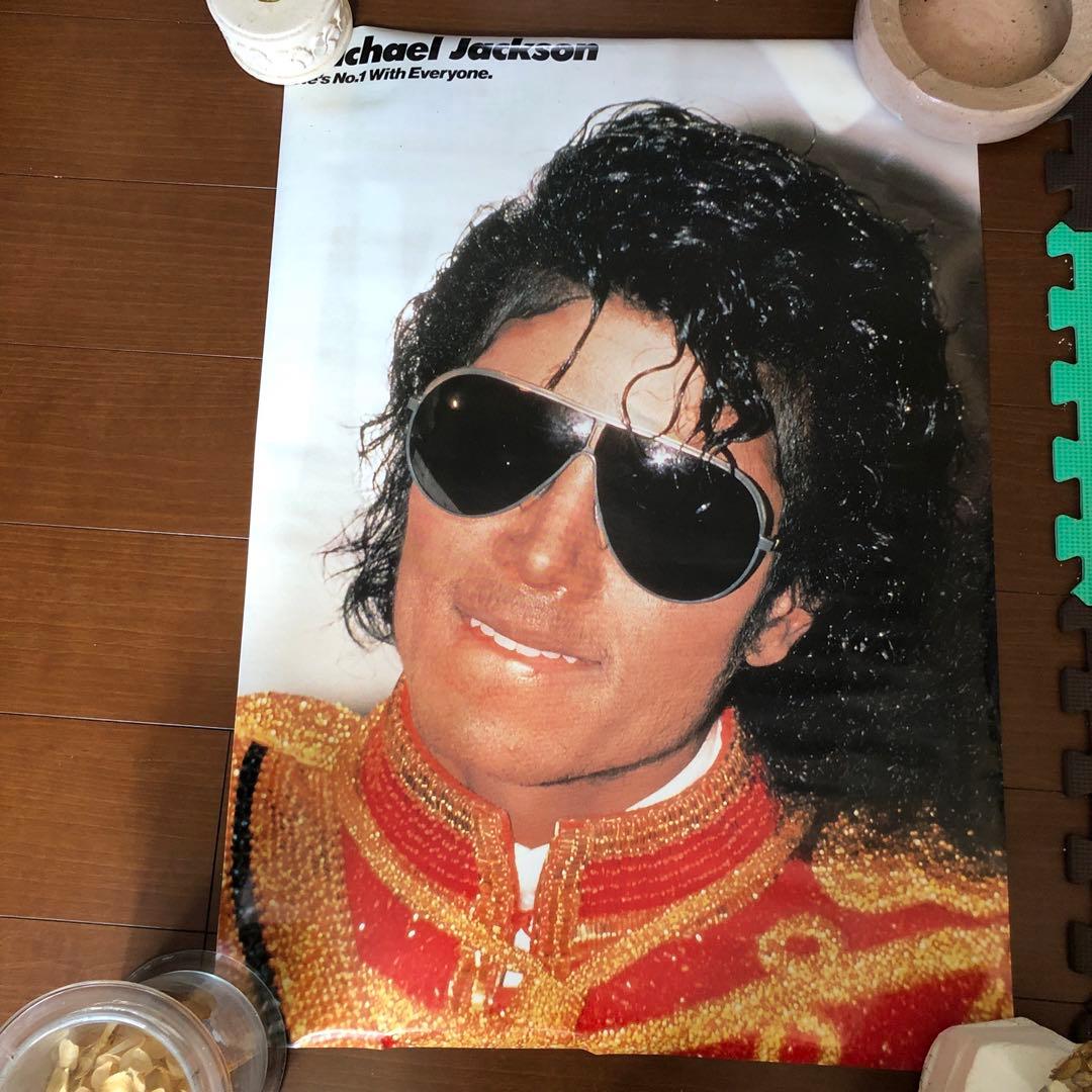 マイケルジャクソン 1980年代 ポスター 新品未使用 当時物 希少