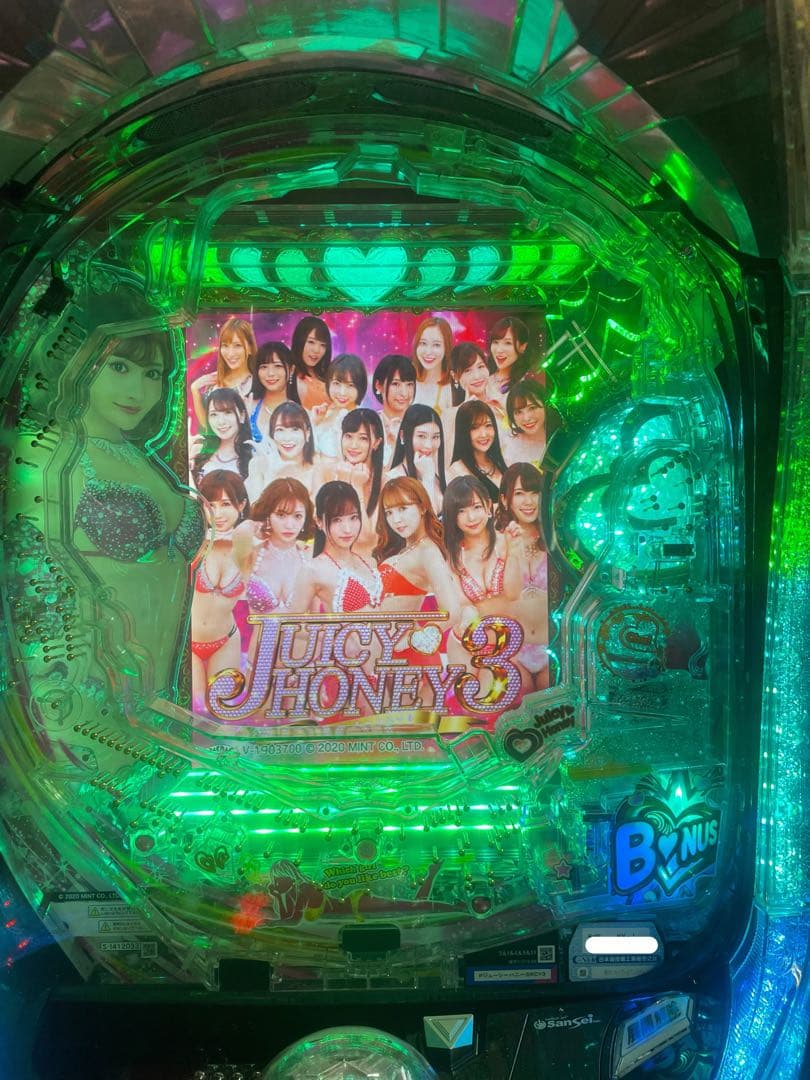 パチンコセル　Pジューシーハニー3RCY3 中古　無加工　サンセイ