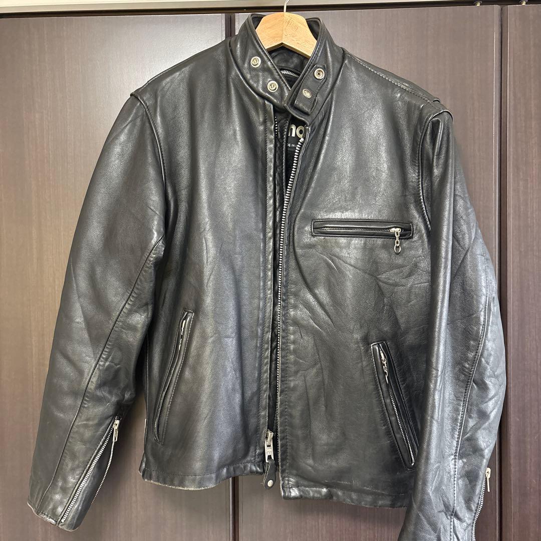 【Schott】641 シングルライダースジャケット 36