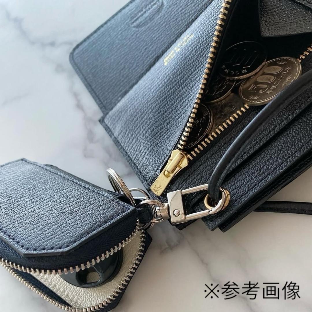 2272【新品 定価15,402円】ラルコバレーノ★キーケース★レザー★本革★黒