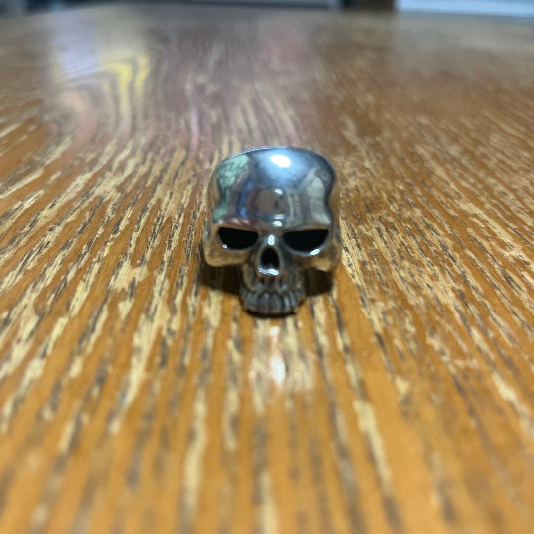 CRAZY PIG/LARGE EVIL SKULL RING キースリング