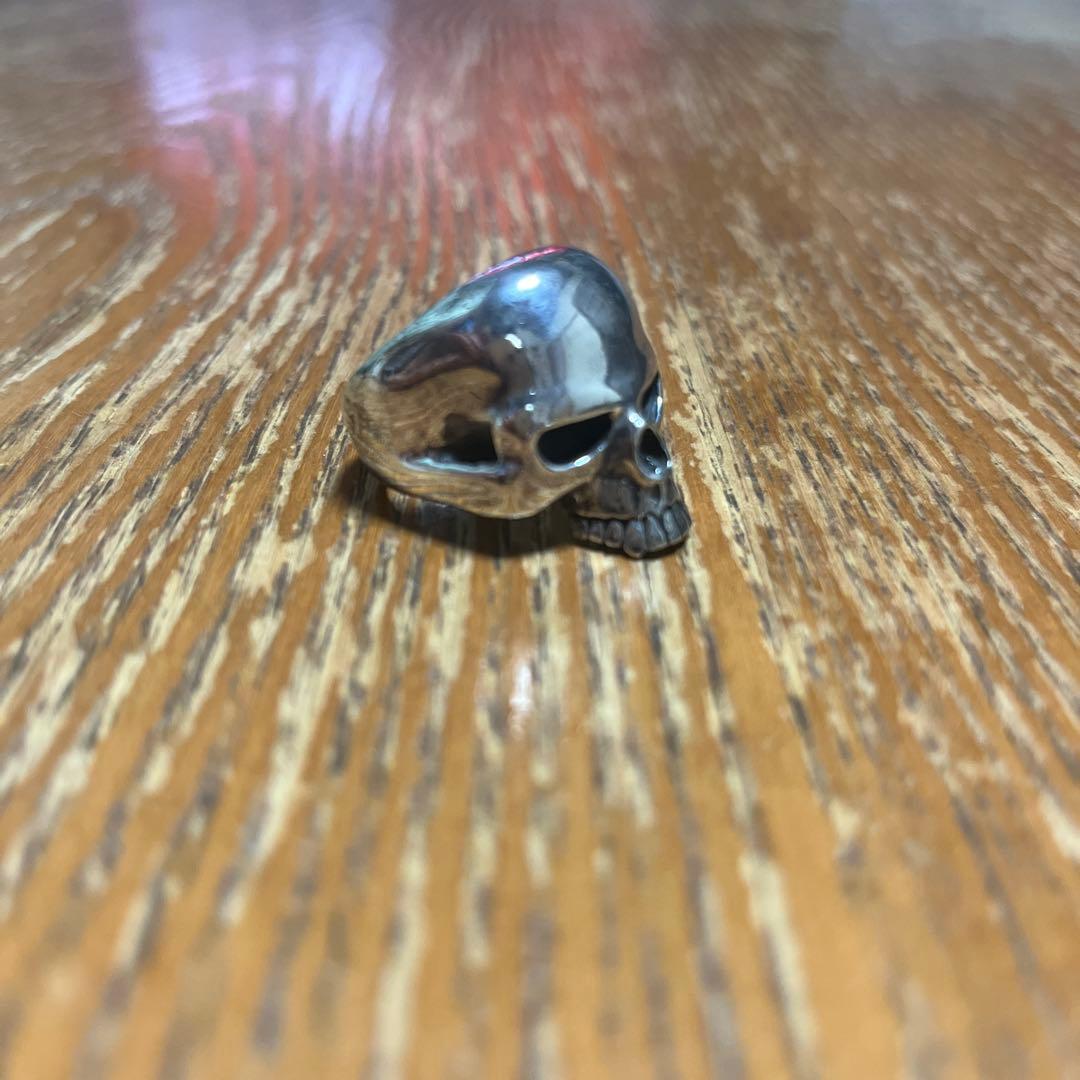 CRAZY PIG/LARGE EVIL SKULL RING キースリング