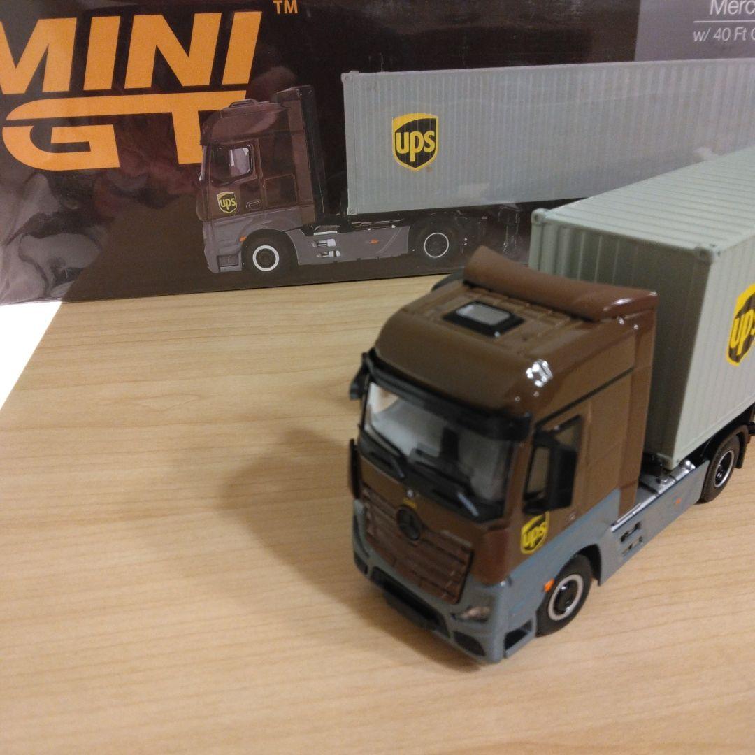 MINI GT Actros UPS　海上コンテナトレーラー1/64　最終値下げ