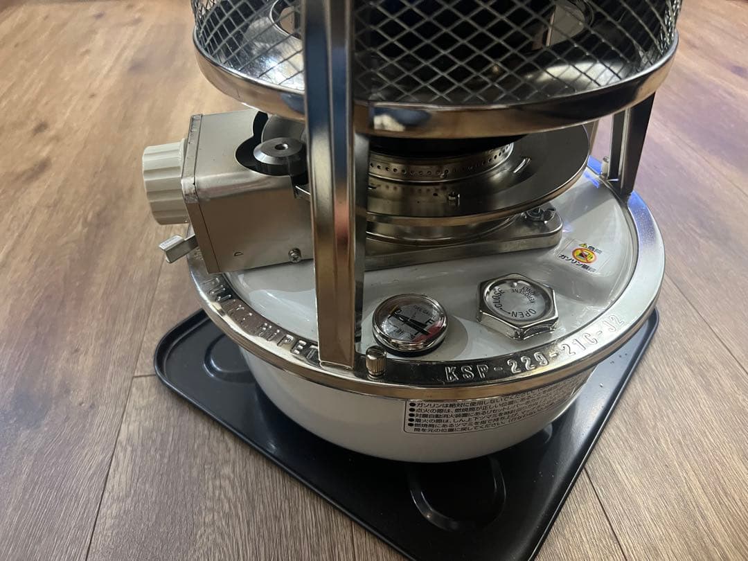 フジカハイペット 反射板付き ホワイト 暖房 キャンプ アウトドア ストーブ