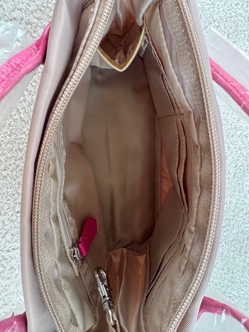 SALON DE ALFRED スマイルプリント ハンドバッグ　【新品！未使用】