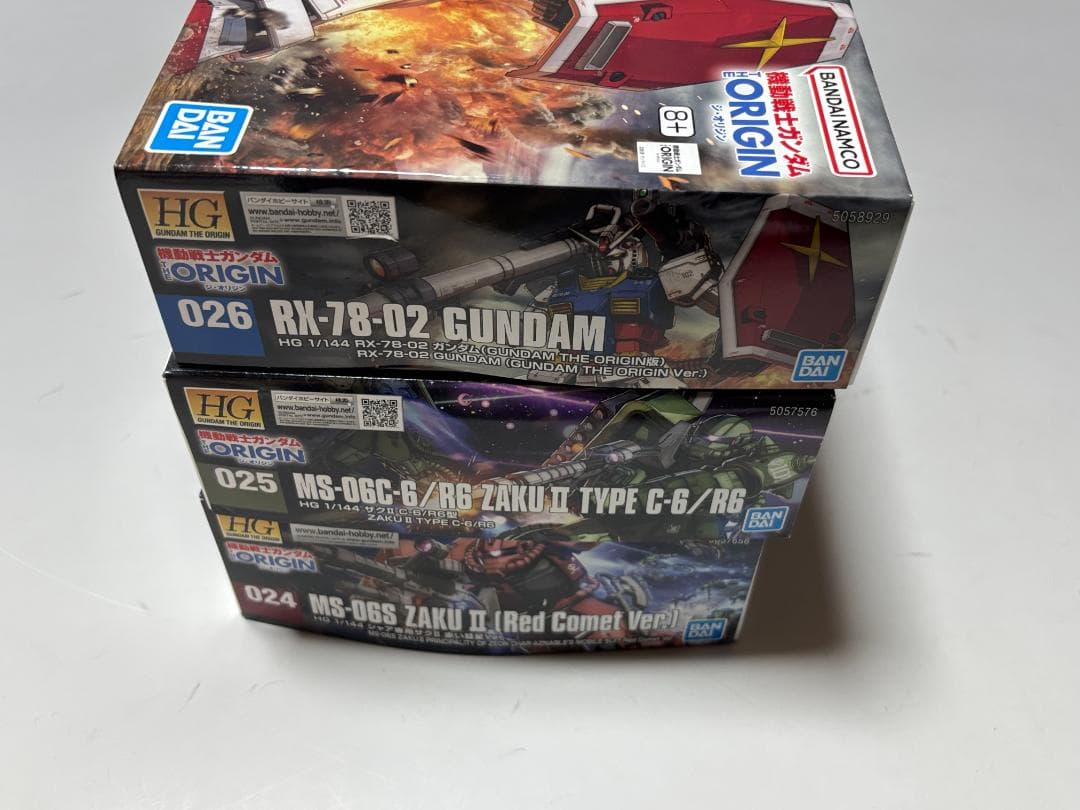 【オリジン5点】ドム試作実験機 ガンタンク初期型 ガンダム シャアザクⅡ ザクⅡ