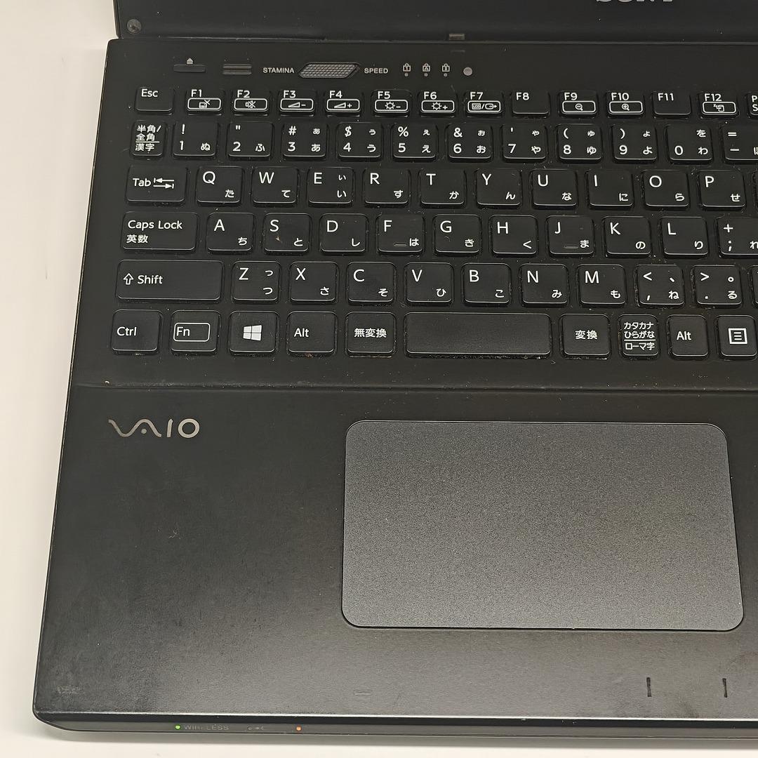 【VAIO】SVS 高速i7 SSD512GB 12GB ブラック ノートPC