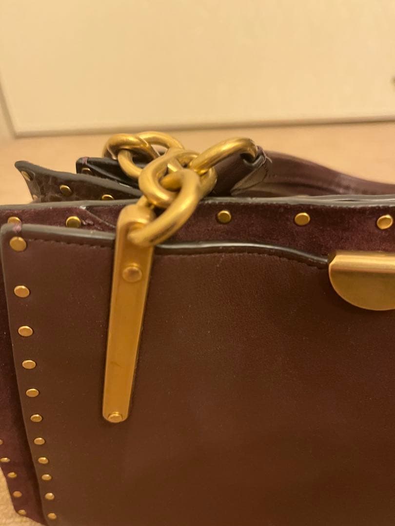 【希少】COACH ドリーマー ウィズ リベット ハンドバッグ ショルダー