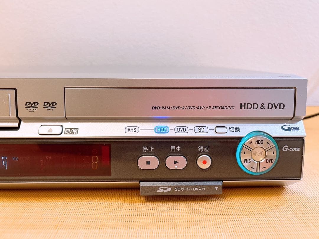 【VHS/DVD/HDDダビング可能】Panasonic DMR-EH73V