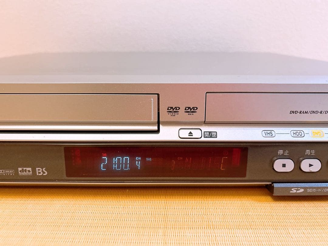 【VHS/DVD/HDDダビング可能】Panasonic DMR-EH73V