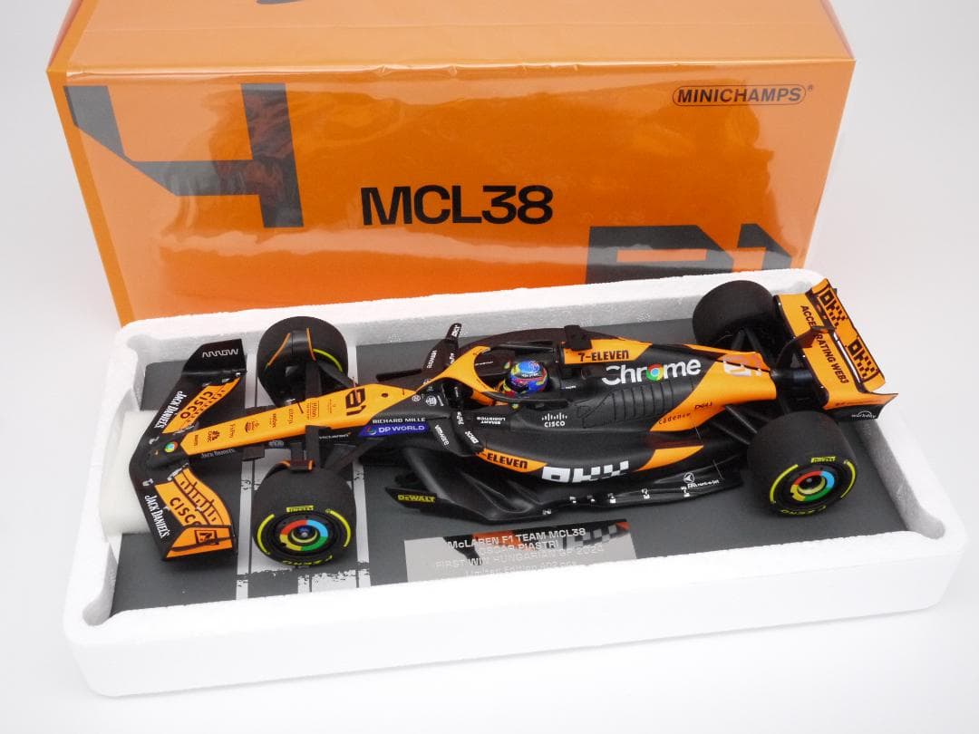 onecar1/18 マクラーレン MCL38 初優勝 O.ピアストリ
