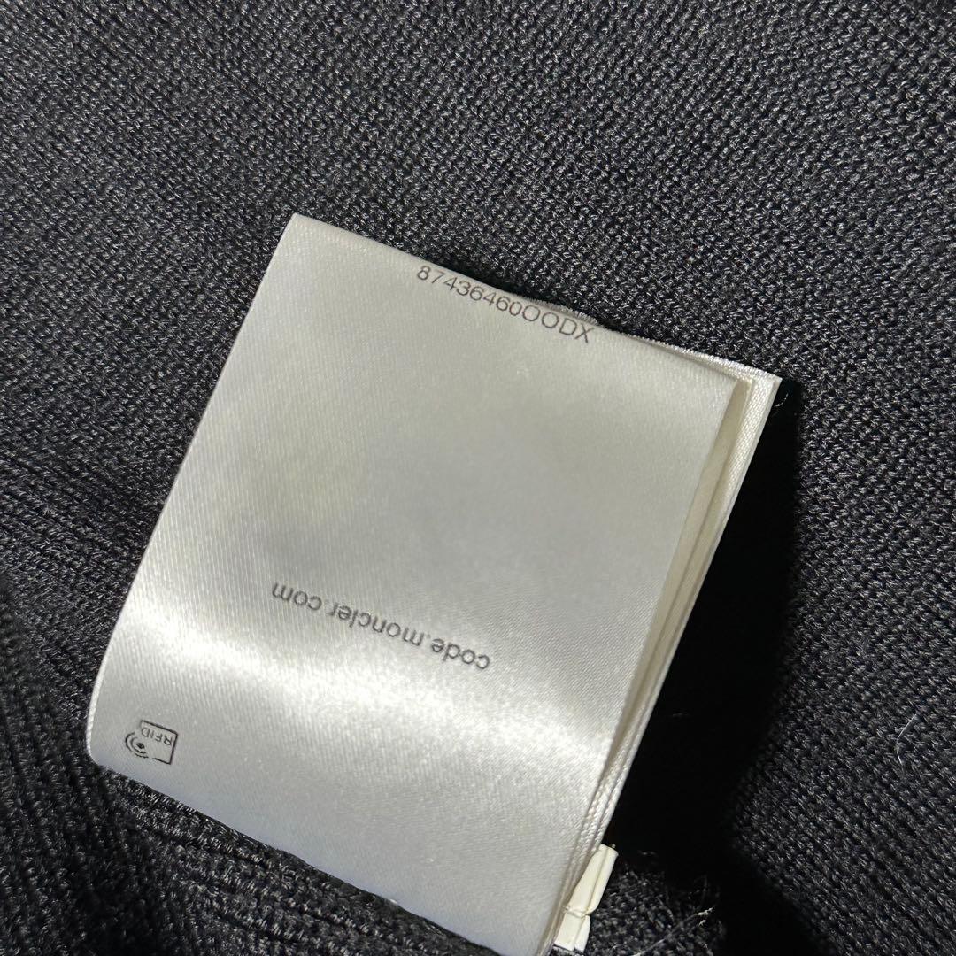 2017年モデル MONCLER ハイブリッド ニット カーディガン 黒 S