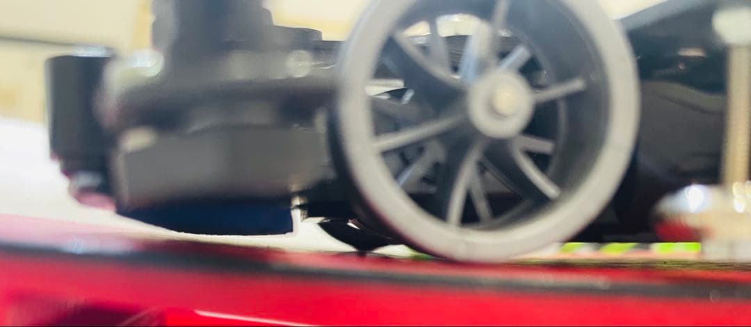 ミニ四駆　MSスギヤマ式フレキ　橋渡し　V字カット　１軸スラダン　１軸アンカー