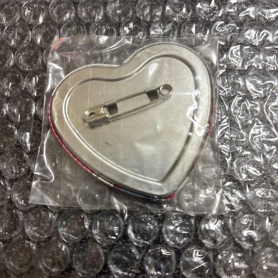 綾波レイ　ハート缶バッジ 新世紀エヴァンゲリオン EVANGELIONクランチ