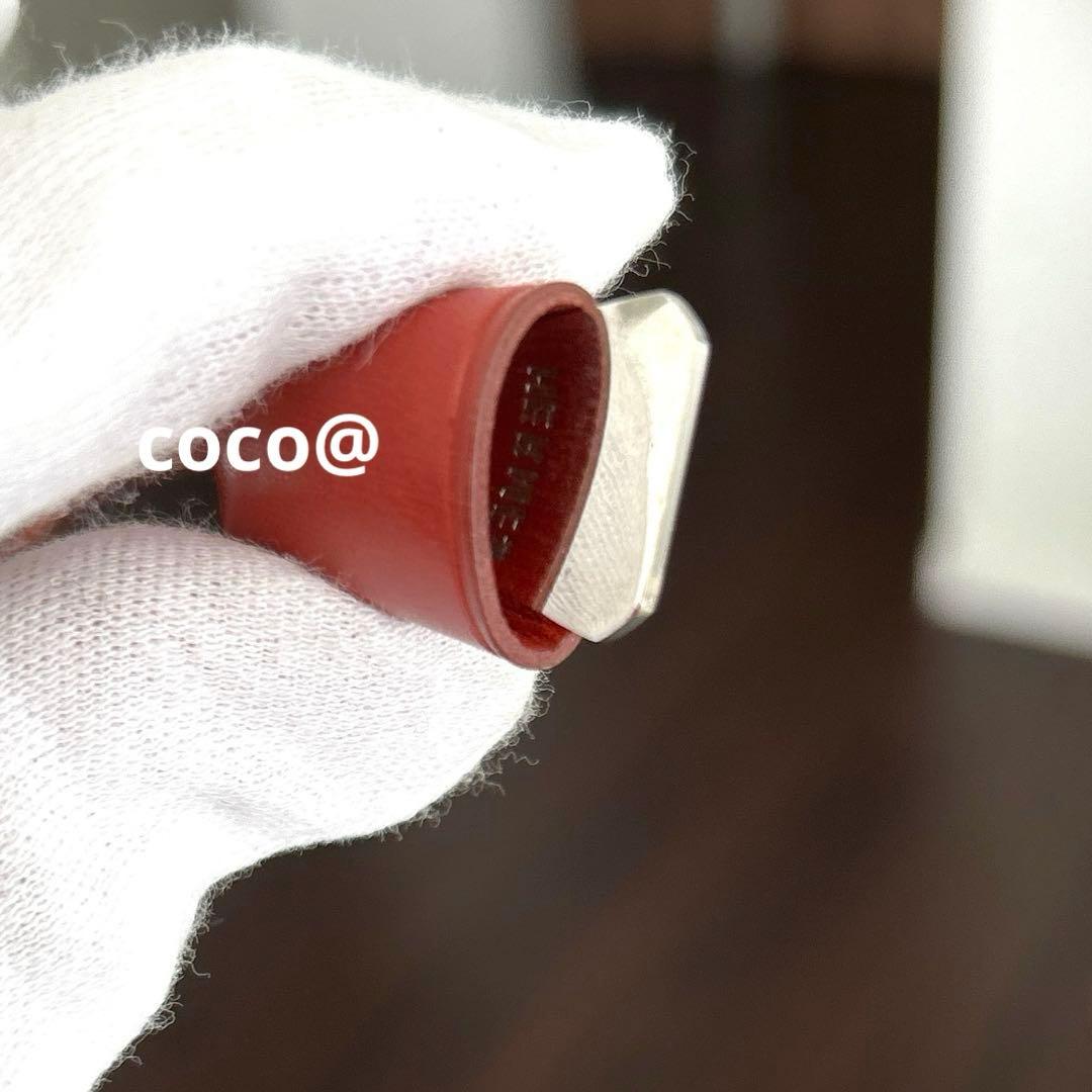 エルメス　ミニクロシェット　ドッグネームタグ　ペットタグ　ミニチャーム