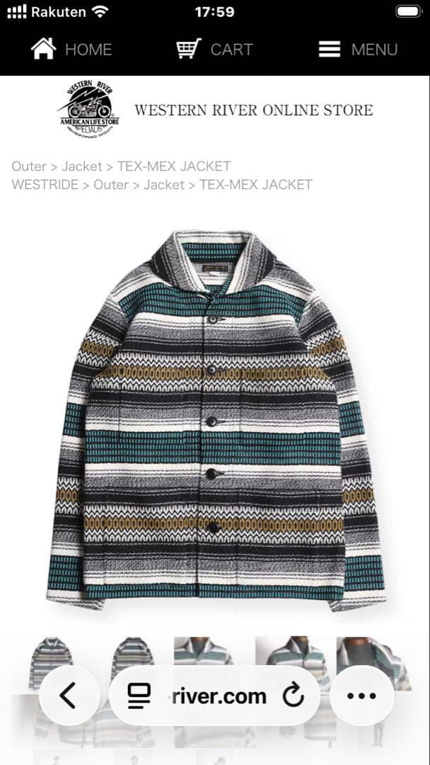 WESTRIDE TEX-MEX JACKET 42(XL)新品