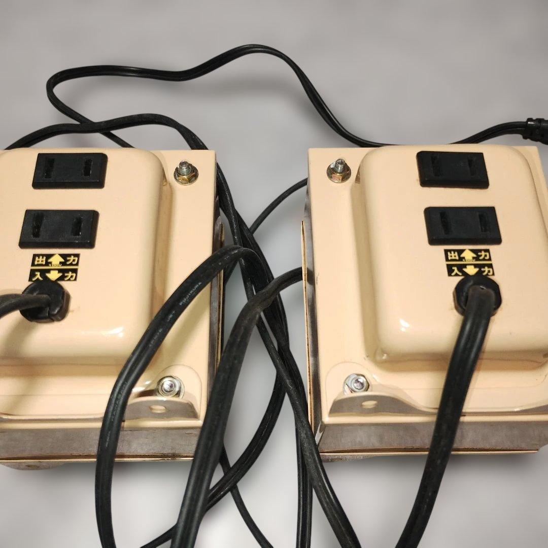 長期自宅保管品です✨NDF-1500U 変圧器 日本製 1500W　2個セット