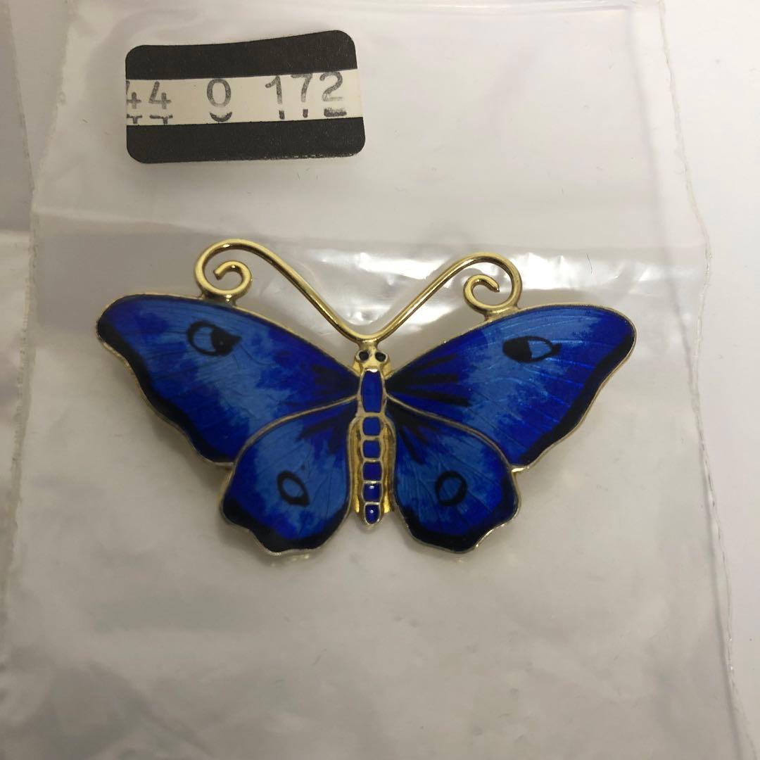 ノルウェー　ブローチ　蝶　2個セット　蝶々