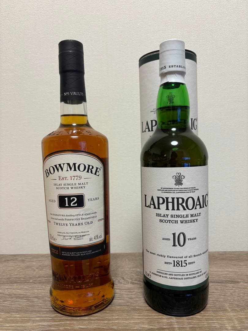 ボウモア12年 & ラフロイグ10年 セット